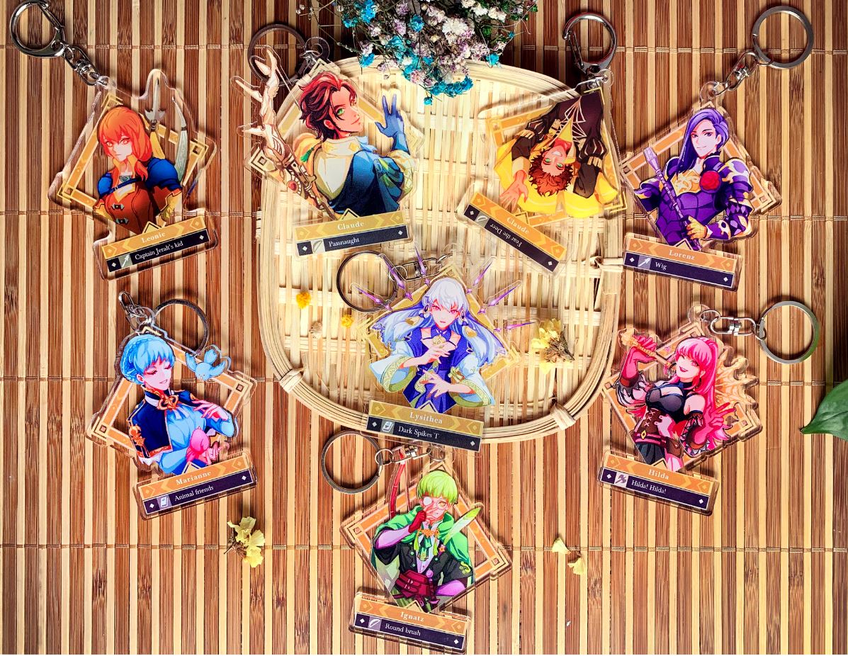 Fire Emblem Three Houses Charms (Single-Sided)