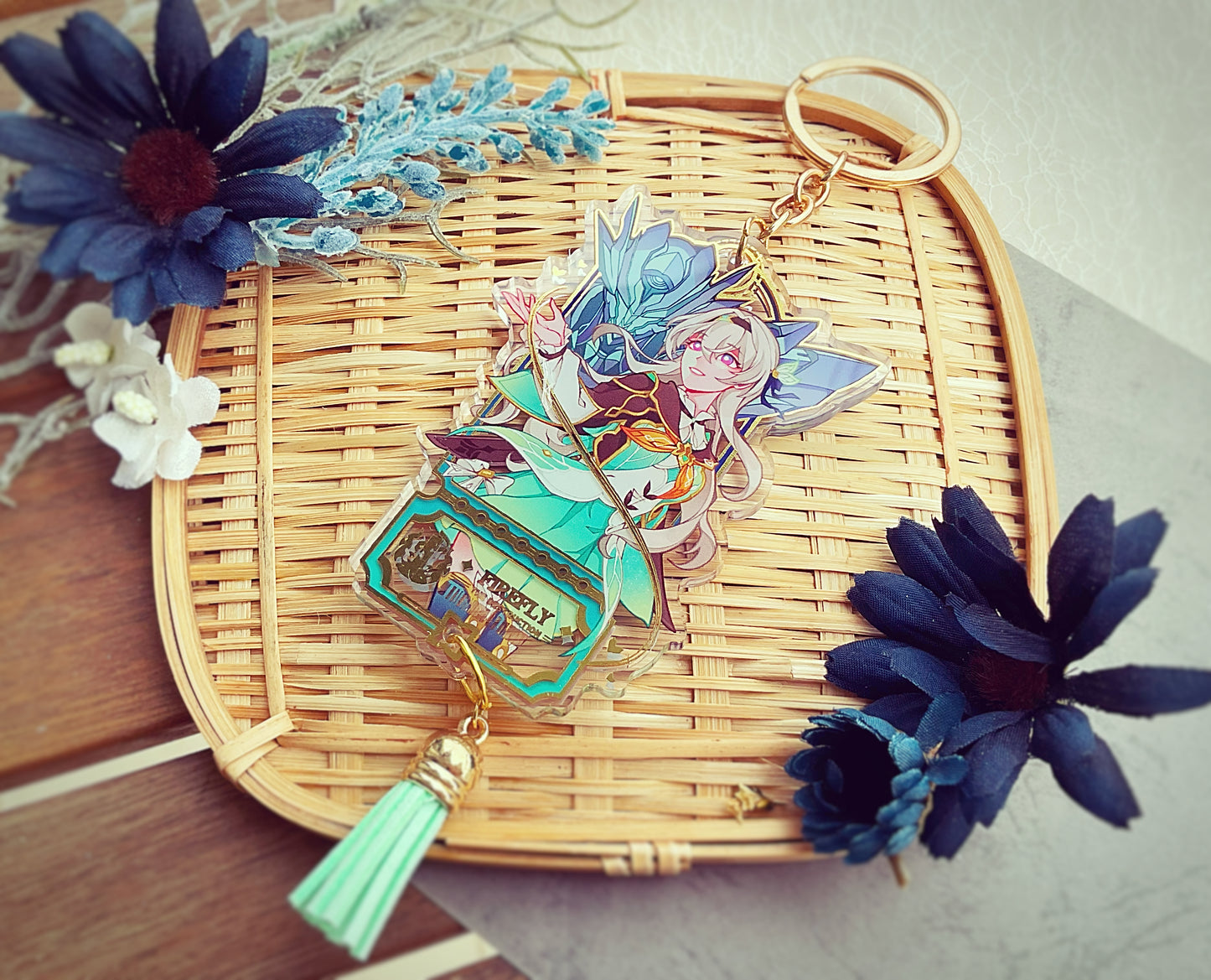 Honkai Star Rail Gold Foil Charms