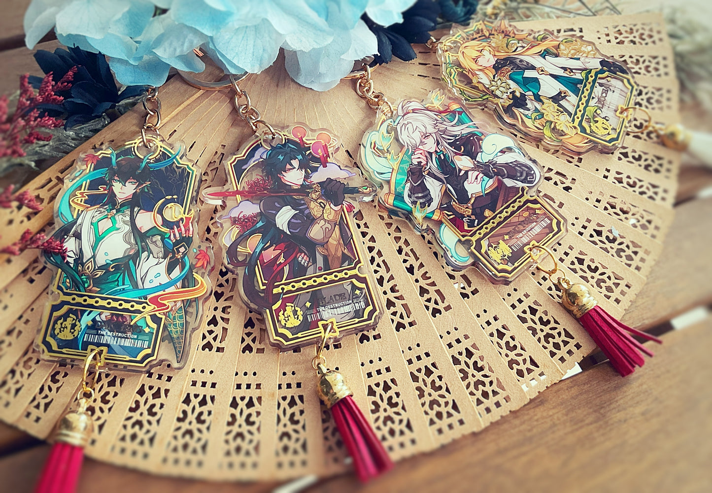 Honkai Star Rail Gold Foil Charms