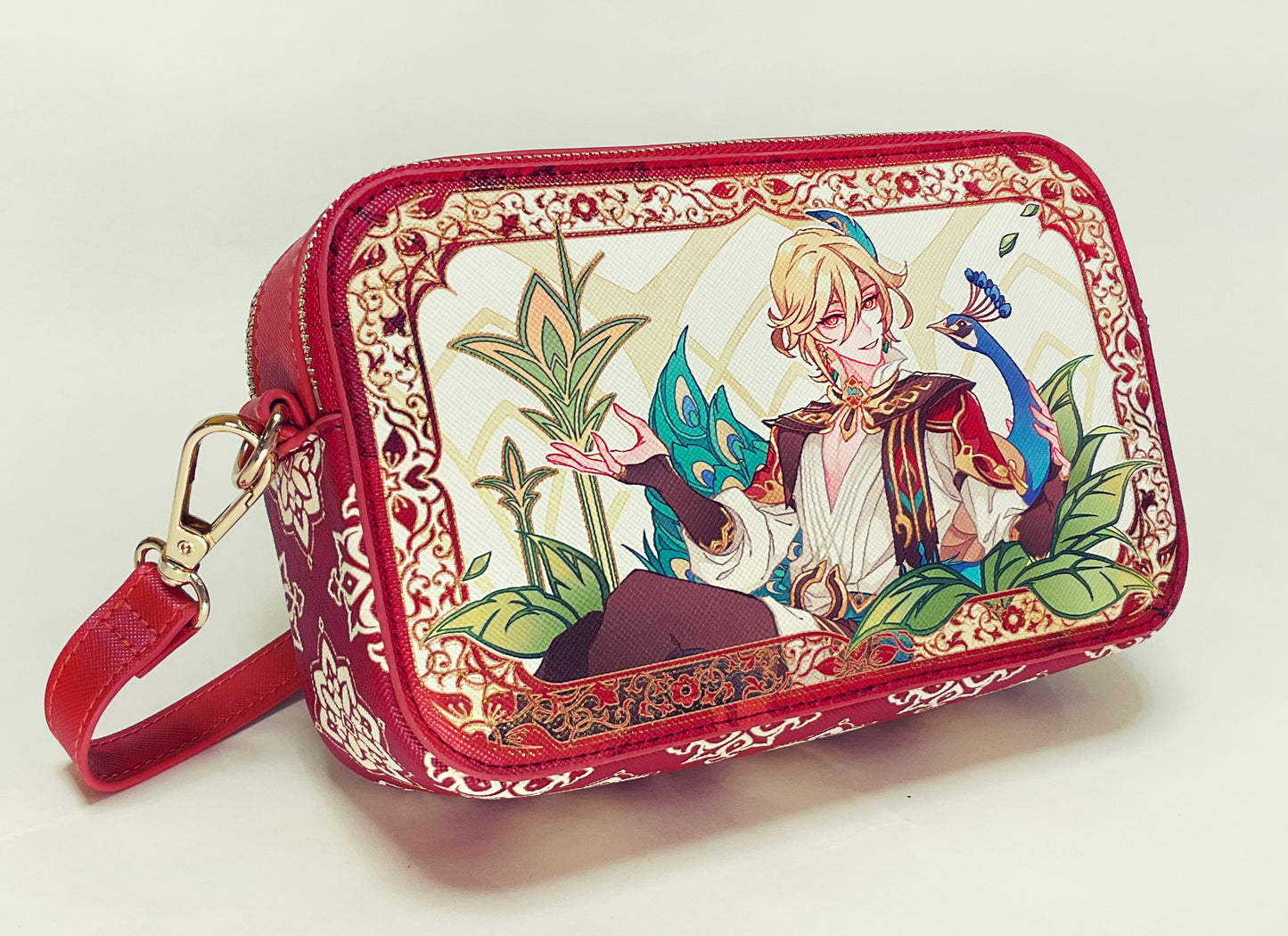Kaveh Gold Foil Messenger Bag