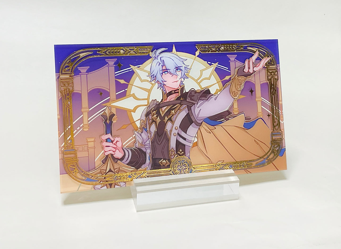 Phainon Gold Foil Acrylic Block