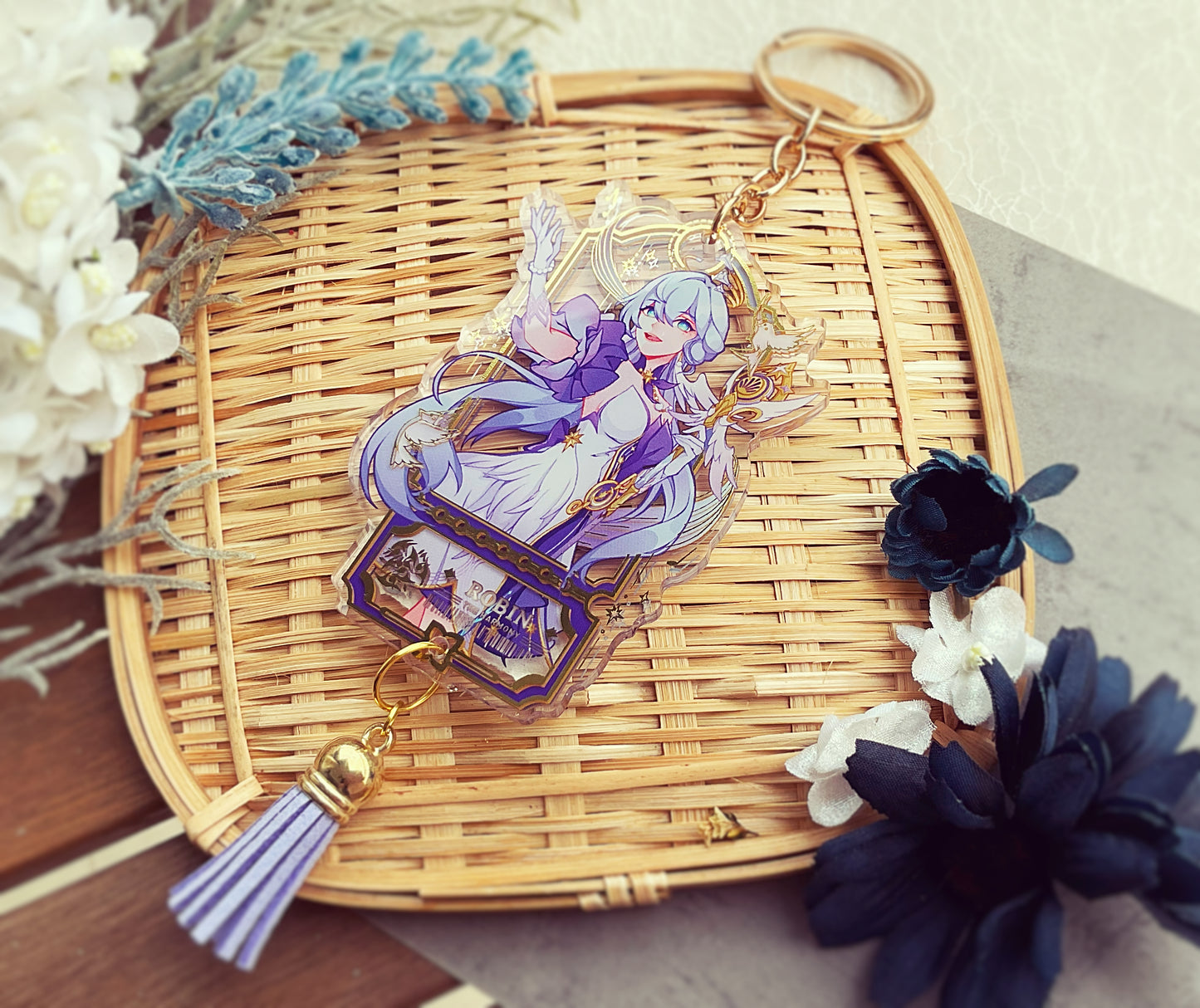 Honkai Star Rail Gold Foil Charms
