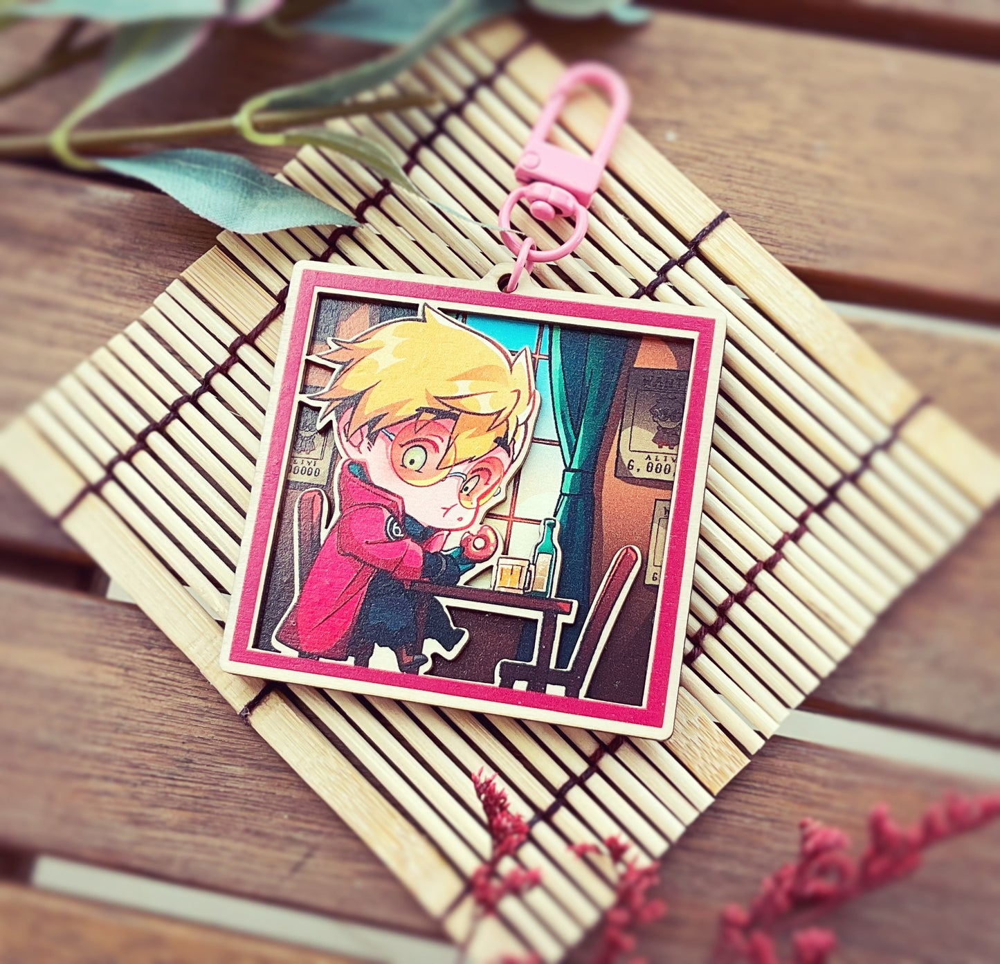 Trigun Wooden Charms