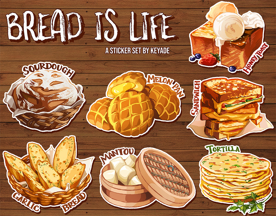 Food is Life Stickers