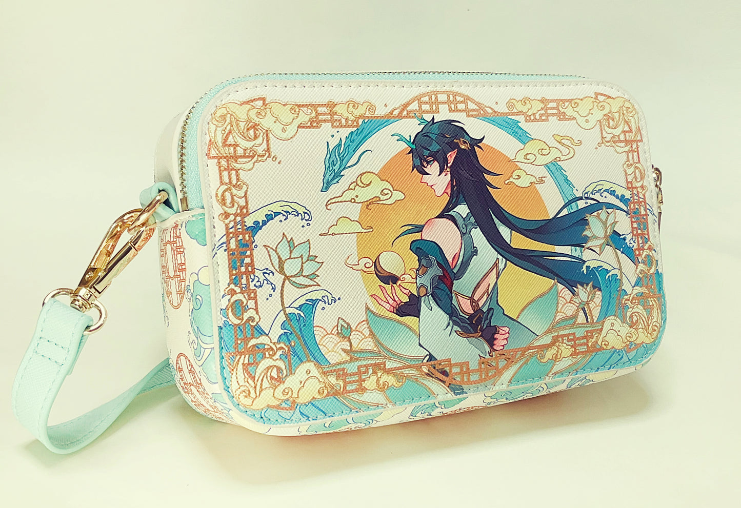 Dan Heng Gold Foil Messenger Bag