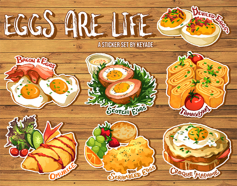 Food is Life Stickers