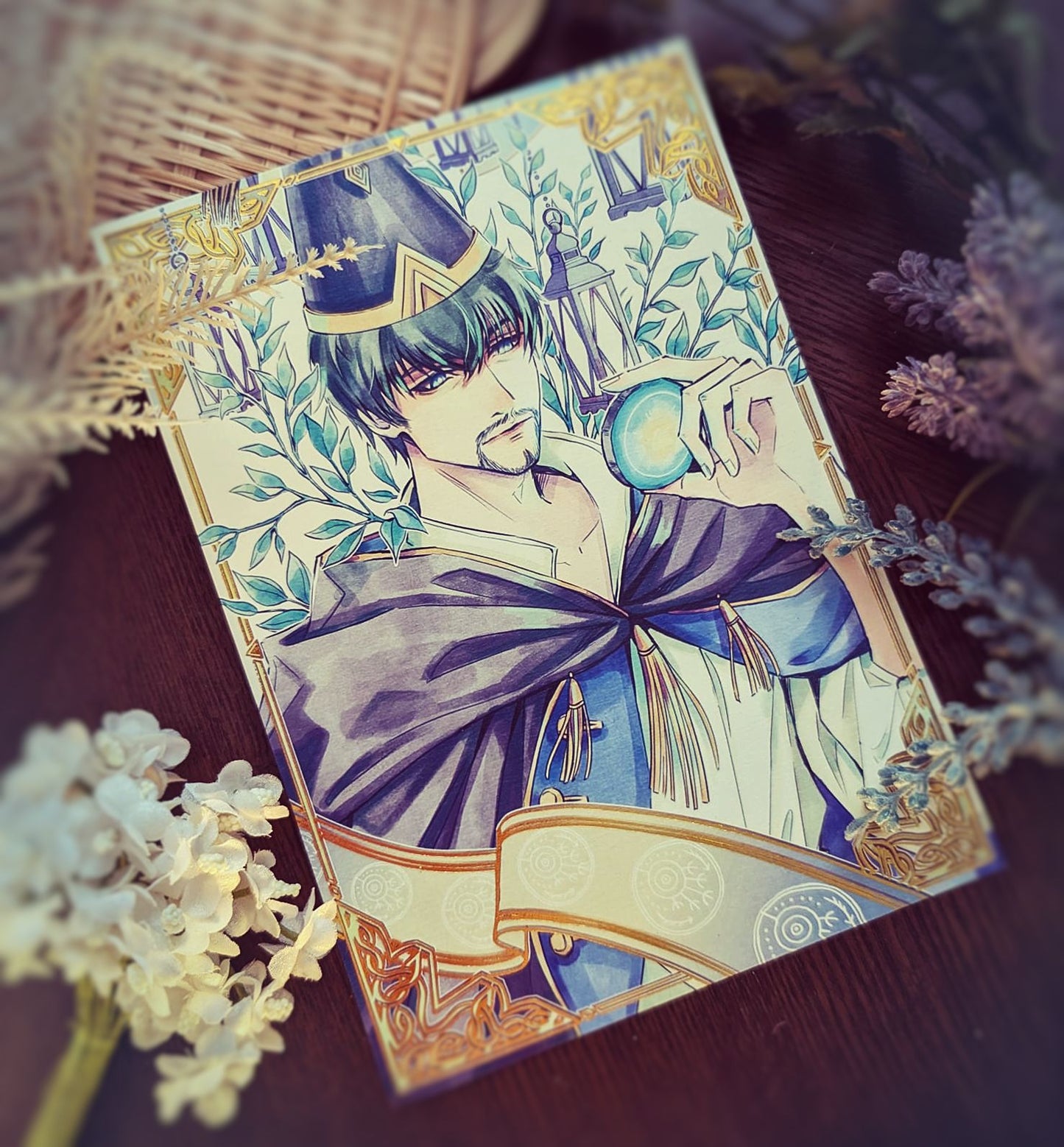Olruggio Gold Foil Print