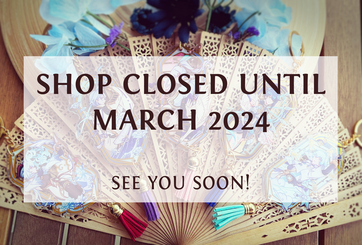 We're closed till Mar 2024