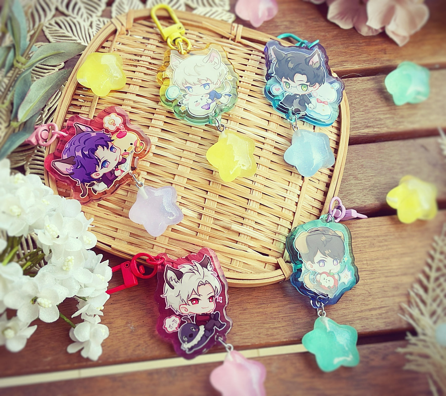 Love & Deepspace Starry Kitty Charms
