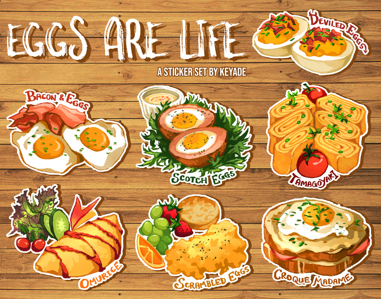 Food is Life Stickers