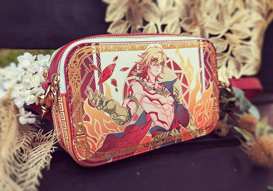 Mydei Gold Foil Messenger Bag