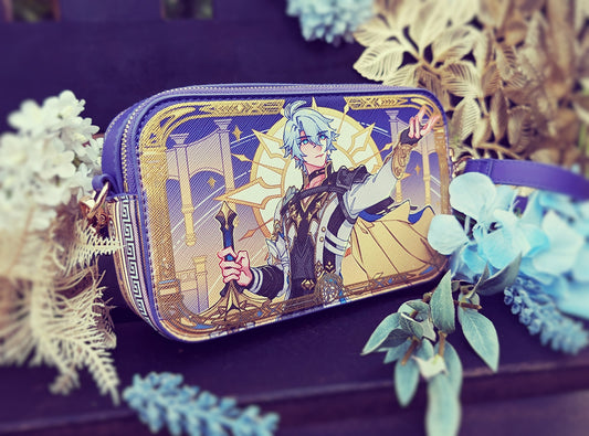 Phainon Gold Foil Messenger Bag