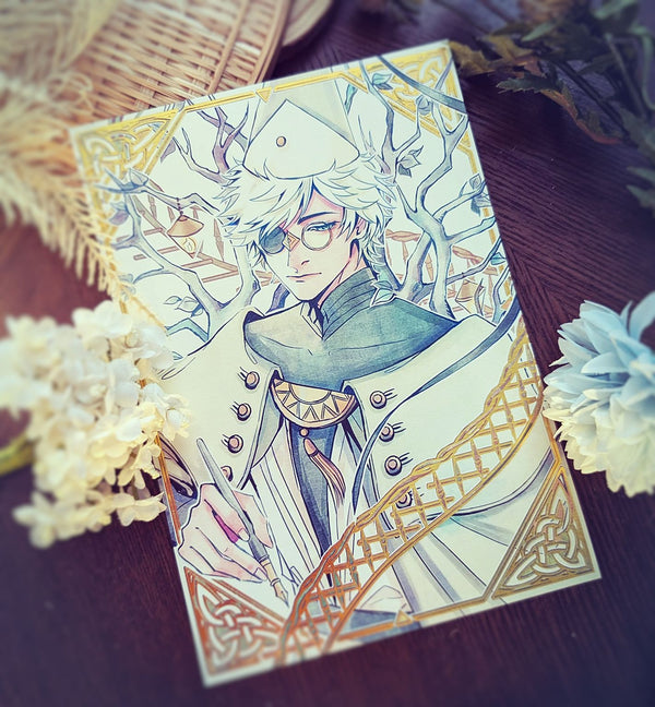 Qifrey Gold Foil Print