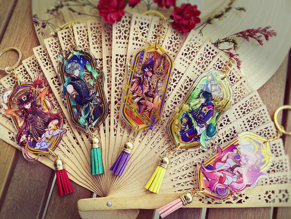 Genshin Gold Foil Charms